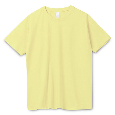 Футболка унисекс Regent 150, белая (Желтый)