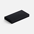 Брелок Gun Metal Leather Rectangle, графитовый - Фото 4