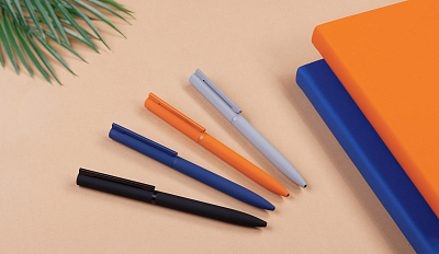 Ручка шариковая "Sirius", покрытие soft touch, темно-синий