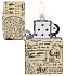 Зажигалка ZIPPO Alchemy Design с покрытием 540 Matte, латунь/сталь, бежевая, матовая, 38x13x57 мм - Фото 3