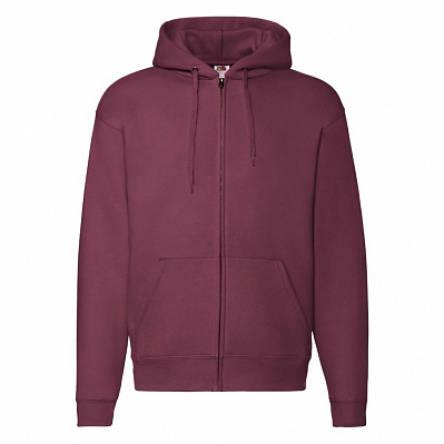 Толстовка PREMIUM HOODED SWEAT JACKET 260 (Бордовый)