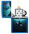 Зажигалка ZIPPO Whale с покрытием High Polish Blue, латунь/сталь, синяя, глянцевая, 38x13x57 мм - Фото 3