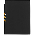 Ежедневник Flexpen Black, недатированный, черный с желтым - Фото 4