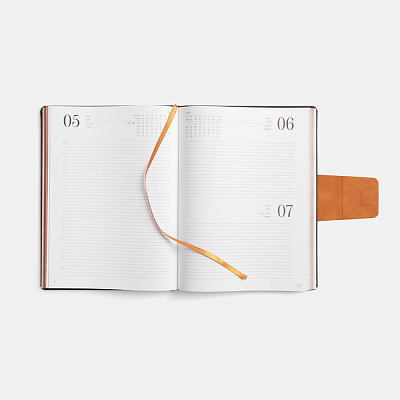Ежедневник Grande Strap на заказ, датированный, серый