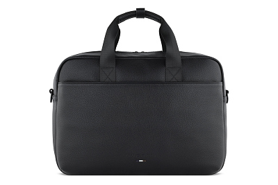 Портфель мужской BUGATTI Rico, черный, полиуретан, 40 x 10 x 28,5 см