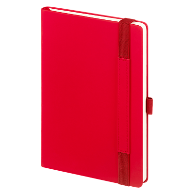 Ежедневник Alpha недатированный, красный/серый