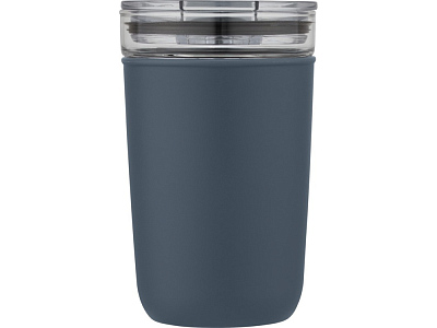 Стеклянная кружка Bello с внешней стенкой из переработанного пластика