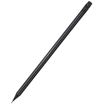 Карандаш с цветным корпусом Negro, черный-S (Чёрный)