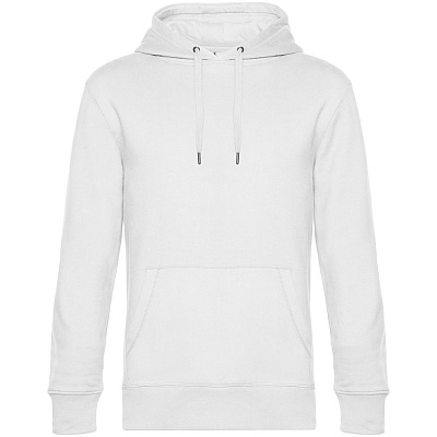 Толстовка с капюшоном унисекс King, белая (Белый)