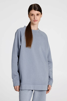 Свитшот унисекс S1, синий (Серый)