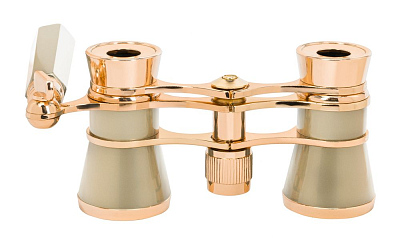 Театральный бинокль-лорнет Broadway 325E, золотистый