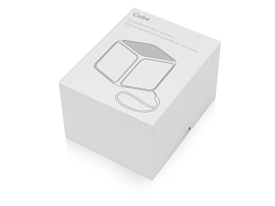 Портативная колонка Cube с подсветкой