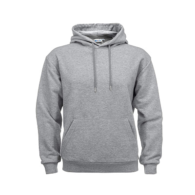 Толстовка с капюшоном-худи REDFORT, арт.352 (Серый меланж)