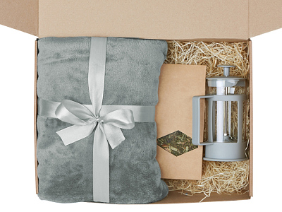 Подарочный набор Tea time с пледом