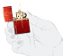 Зажигалка ZIPPO Ombre Flames с покрытием 540 Tumbled Brass, латунь/сталь, разноцветная, 38x13x57 мм - Фото 5