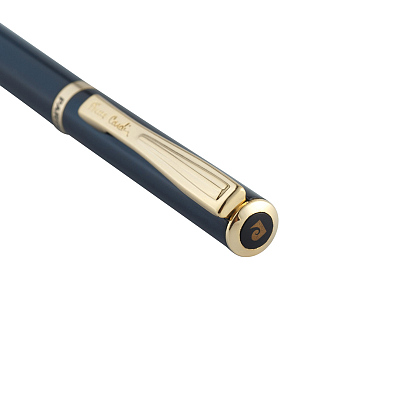 Ручка шариковая Pierre Cardin ECON, цвет - синий металлик. Упаковка Е.