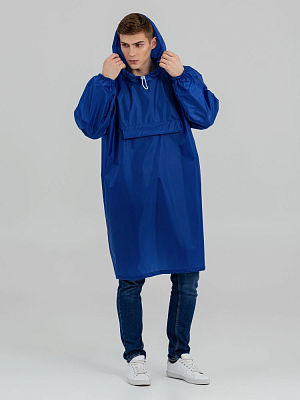 Дождевик-анорак Alatau, ярко-синий, единый размер