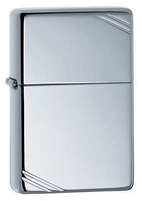 Зажигалка ZIPPO Vintage™с покрытием High Polish Chrome, латунь/сталь, серебристая, 38x13x57 мм (Серебристый)
