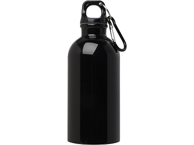 Одностенная бутылка для воды с карабином Oregon, 400 мл