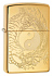 Зажигалка ZIPPO Tiger and Dragon с покрытием High Polish Brass, латунь/сталь, золотистая, 38x13x57мм - Фото 1