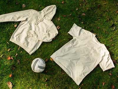 Толстовка с капюшоном Pure из неокрашенного хлопка, мужская