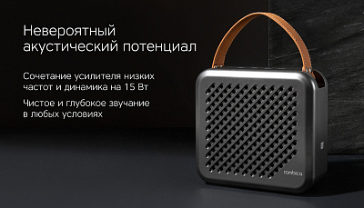 Портативная колонка Rombica Mysound Chroma, серый