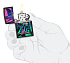 Зажигалка ZIPPO Counter Culture с покрытием Black Light, латунь/сталь, черная,матовая 38x13x57 мм - Фото 5