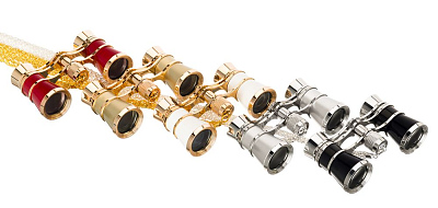 Театральный бинокль Broadway 325B, серебристый