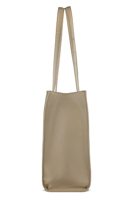 Бизнес-сумка женская наплечная BUGATTI Luna, бежевая, полиуретан, 40,5 x 14 x 30,5 см