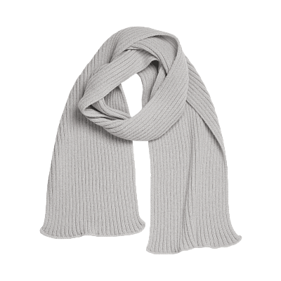Шарф Forges вязаный, серый