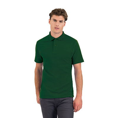 Футболка теннисная ID.001, ярко-зеленый (Темно-зеленый)