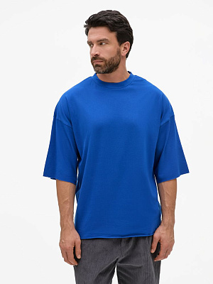 Футболка унисекс оверсайз T1, синяя (Синий)