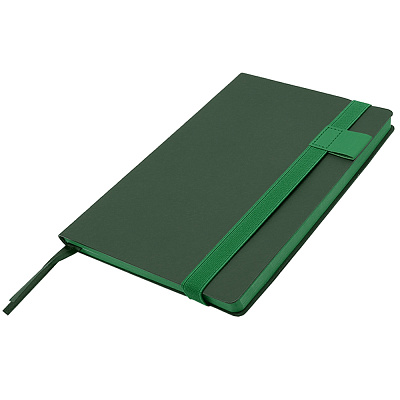 Ежедневник A5 недатированный La Squadra в мягком переплёте, тёмно-зеленый (Темно-зеленый)