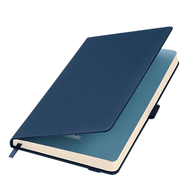 Ежедневник Альфа (Alpha) недатированный, синий/голубой (Синий, голубой, бежевый)