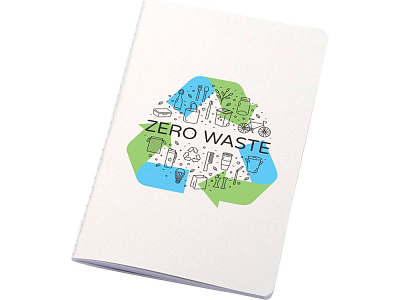 Блокнот A5 Fabia с переплетом из рубленой бумаги