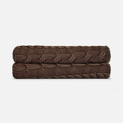 Плед Hygge, коричневый