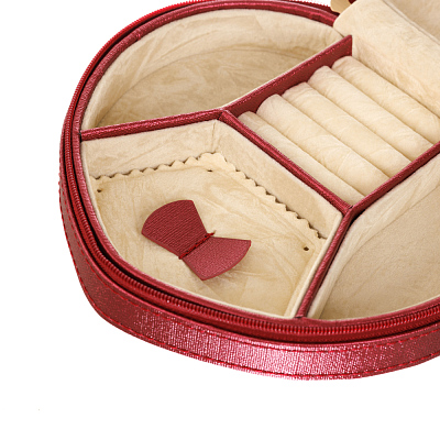 Шкатулка для украшений Jardin D'Ete, цвет бордовый, 16 х 14,8 х 5 см