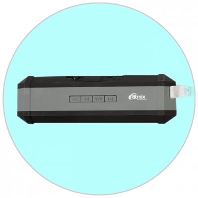 Портативная колонка RITMIX SP-260B, красный