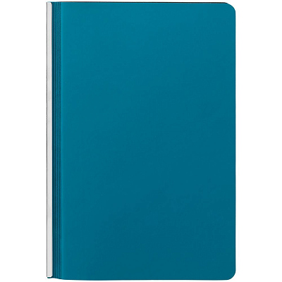 Ежедневник Aspect на заказ, недатированный, бирюзовый