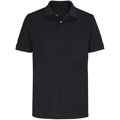 Рубашка поло унисекс Pacific, черная