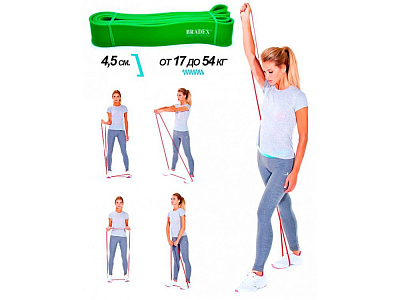 Фитнес-резинка, нагрузка 17-54 кг