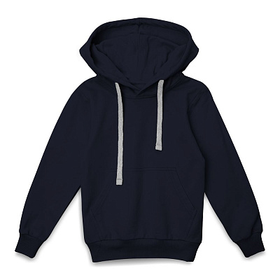 Толстовка с капюшоном детская Kirenga Kids, фиолетовая (Тёмно-синий)