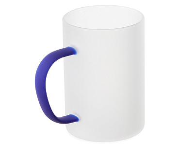 Стеклянная матовая кружка для сублимации Акцент