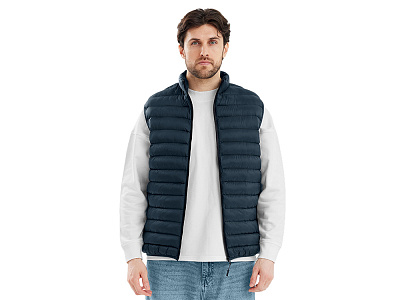 Стеганый жилет Uniqloud, мужской (Тёмно-синий) Стеганый жилет Uniqloud, мужской (Тёмно-синий)