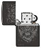 Зажигалка ZIPPO Big Cat с покрытием High Polish Black, латунь/сталь, черная, глянцевая, 38x13x57 мм - Фото 4