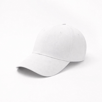 Бейсболка Аксис, 6 клиньев, белый