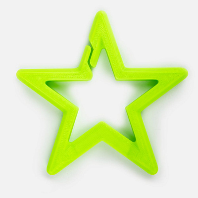 Брелок Impreso, 3D-печать на заказ, звезда