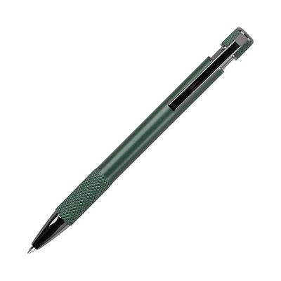 Ручка металлическая Bastion, тёмно-зелёная