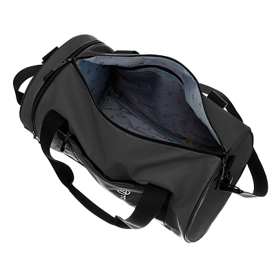 Сумка спортивная TORBER Mobi, чёрный, полиэстер 900D с PU покрытием, 45 х 25 х 25 см