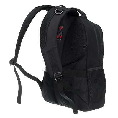 Рюкзак TORBER ROCKIT с отделением для ноутбука 15", чёрный, полиэстер, 34 х 16,5 х 47 см, 24 л